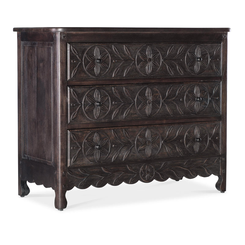 Hooker Furniture 7228-85086-85 Commerce & Market Flora Three-Drawer Chest IMAGE 1