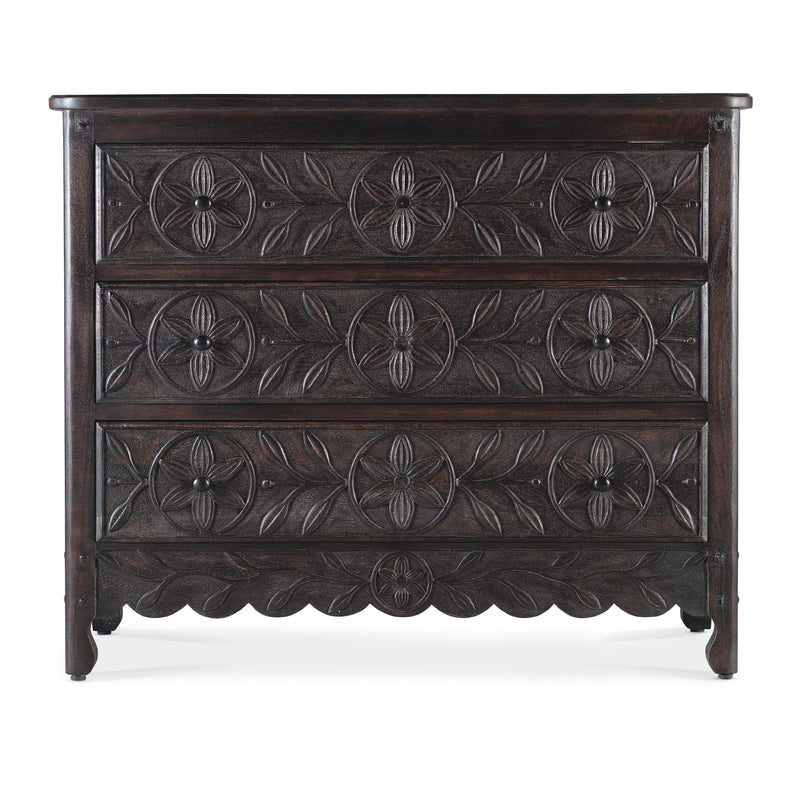 Hooker Furniture 7228-85086-85 Commerce & Market Flora Three-Drawer Chest IMAGE 2