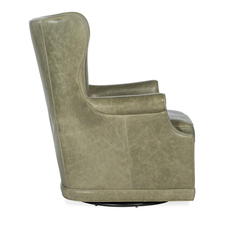 Hooker Furniture CC536-SW-031 Mai Wing Swivel Club Chair IMAGE 3