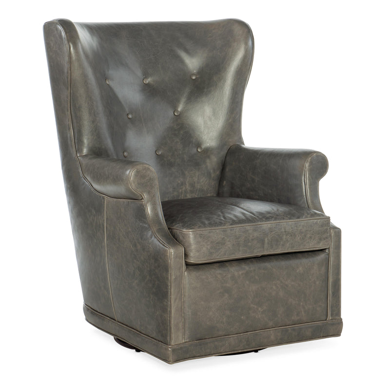 Hooker Furniture CC536-SW-091 Mai Wing Swivel Club Chair IMAGE 1