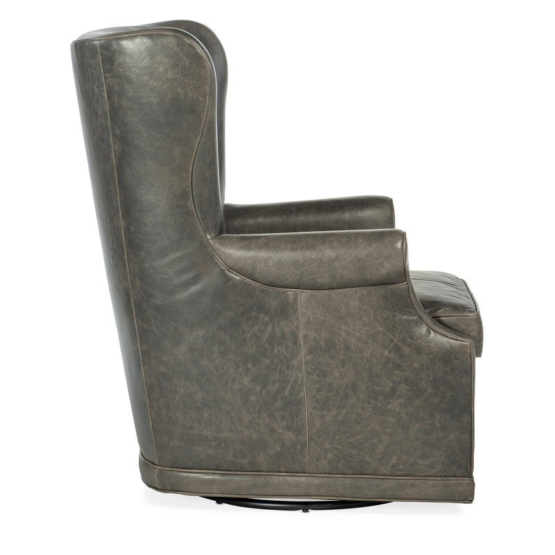 Hooker Furniture CC536-SW-091 Mai Wing Swivel Club Chair IMAGE 3