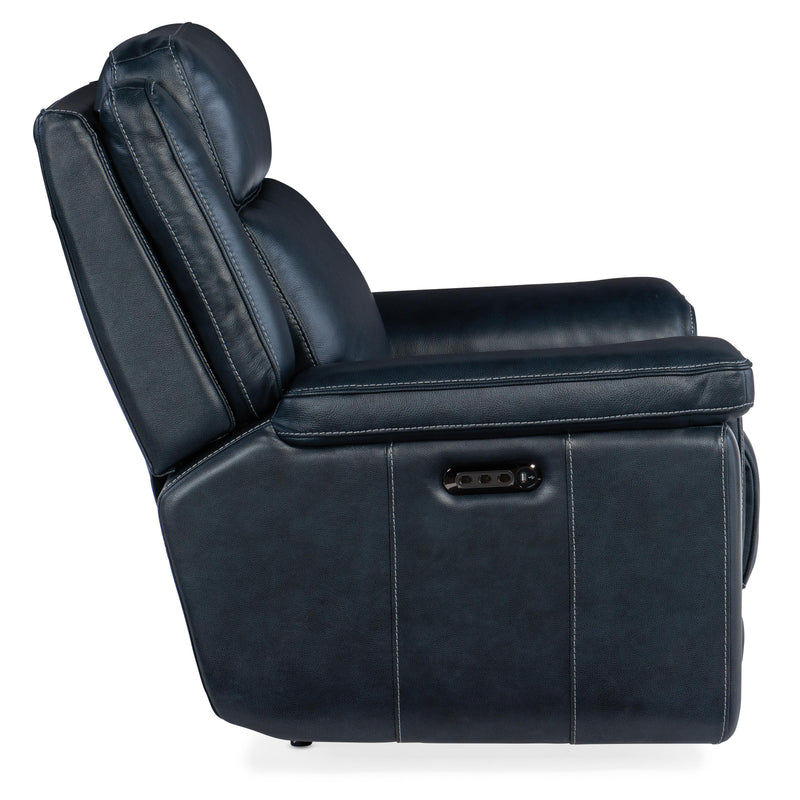 Hooker Furniture SS705-PHL1-047 Montel Lay Flat Power Recliner with Power Headrest & Lumbar IMAGE 5