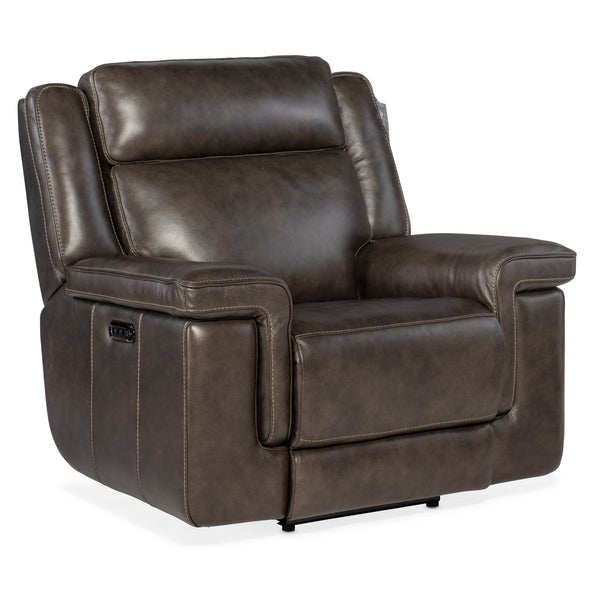 Hooker Furniture SS705-PHL1-095 Montel Lay Flat Power Recliner with Power Headrest & Lumbar IMAGE 1