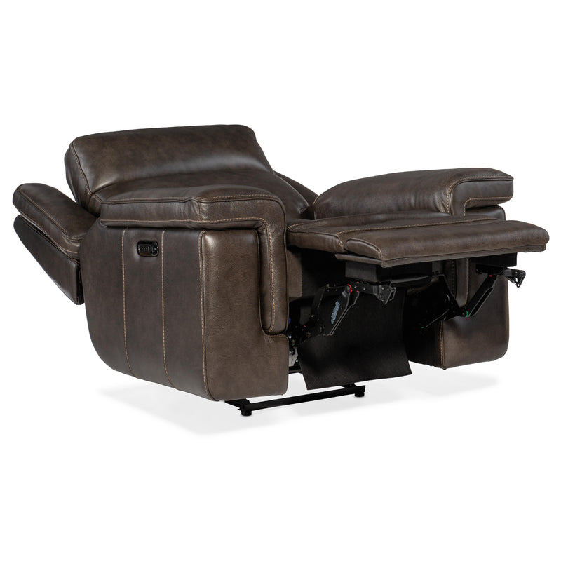 Hooker Furniture SS705-PHL1-095 Montel Lay Flat Power Recliner with Power Headrest & Lumbar IMAGE 3