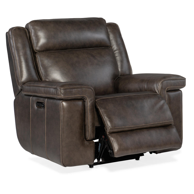 Hooker Furniture SS705-PHL1-095 Montel Lay Flat Power Recliner with Power Headrest & Lumbar IMAGE 4