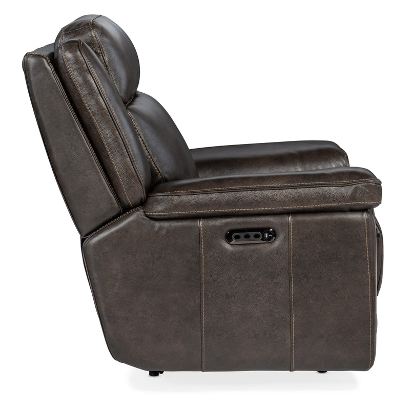 Hooker Furniture SS705-PHL1-095 Montel Lay Flat Power Recliner with Power Headrest & Lumbar IMAGE 5