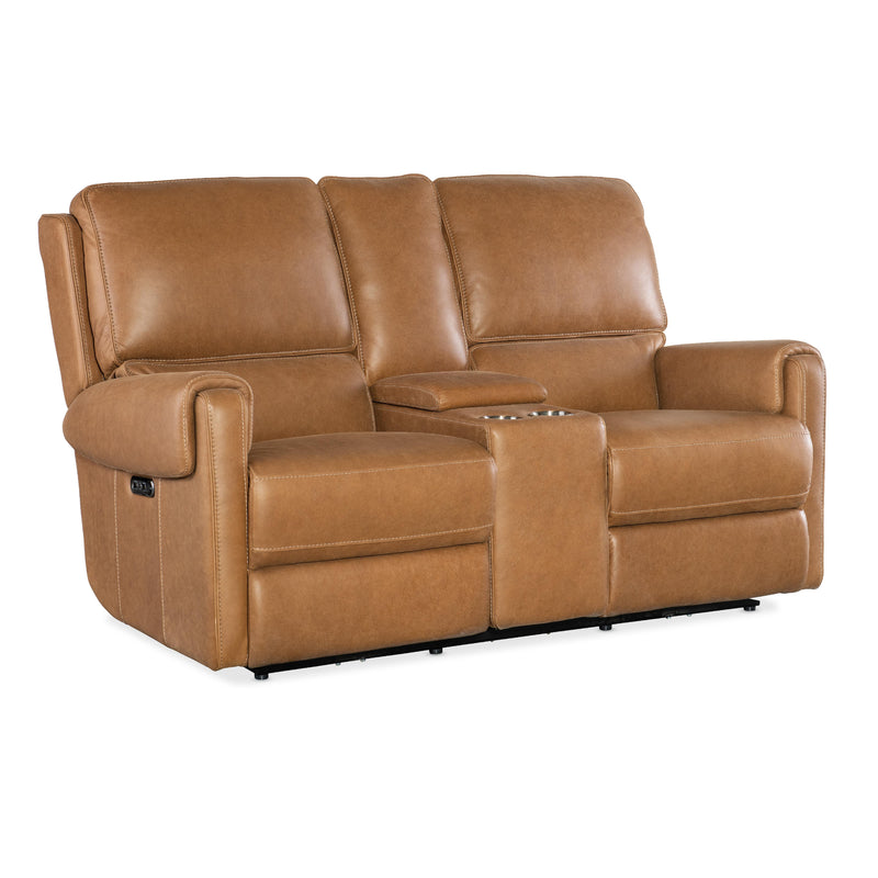 Hooker Furniture SS718-PHZC2-080 Somers Console Loveseat with Power Recline & Power Headrest IMAGE 1