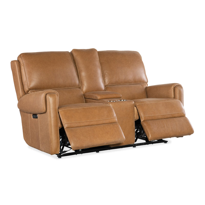 Hooker Furniture SS718-PHZC2-080 Somers Console Loveseat with Power Recline & Power Headrest IMAGE 4