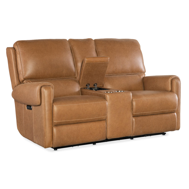 Hooker Furniture SS718-PHZC2-080 Somers Console Loveseat with Power Recline & Power Headrest IMAGE 5