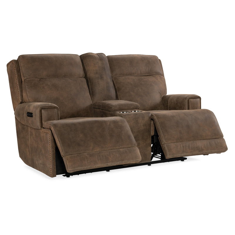 Hooker Furniture SS762-PHZC2-085 Wheeler Console Loveseat with Power Recline & Power Headrest IMAGE 5