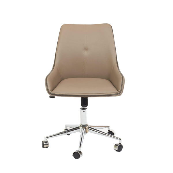 Furnishings' Mate DC-H107C-LT-OC Etna Chair In Lite Taupe On Office Chair Base IMAGE 1