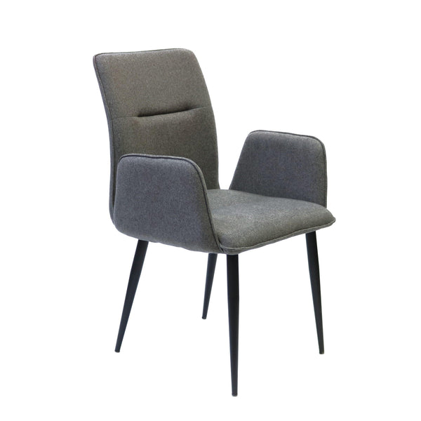 Furnishings' Mate DC 621-SL-MOD Jacob Chair In Slate Fabric On Standard Modular Base IMAGE 1