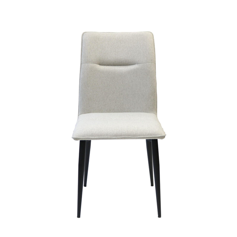 Furnishings' Mate DC 620-DF-MOD Joëlle Chair In Dove Fabric On Standard Modular Base IMAGE 2