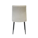 Furnishings' Mate DC 620-DF-MOD Joëlle Chair In Dove Fabric On Standard Modular Base IMAGE 4