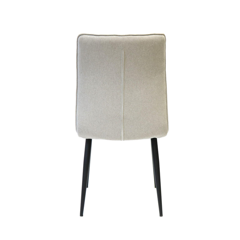 Furnishings' Mate DC 620-DF-MOD Joëlle Chair In Dove Fabric On Standard Modular Base IMAGE 4