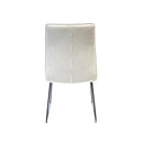 Furnishings' Mate DC 620-DF-SLED Joëlle Chair In Dove Fabric On Sled Modular Base IMAGE 4