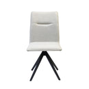 Furnishings' Mate DC 620-DF-SWV Joëlle Chair In Dove Fabric On Swivel Modular Base IMAGE 2