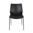  Furnishings' Mate DC 034-BL-MB Ka Chair In Black PU On Standard Matte Black Frame IMAGE 2