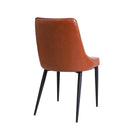  Furnishings' Mate DC 356-CN-MB Robin Chair In Cognac PU On Standard Matte Black Base IMAGE 4