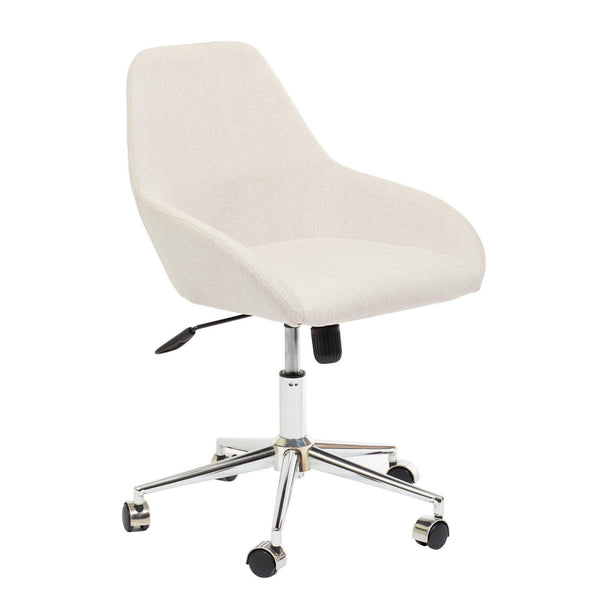 Furnishings' Mate DC-T14-DF-OC Shindig Chair In Dove Fabric On Office Chair Base IMAGE 1