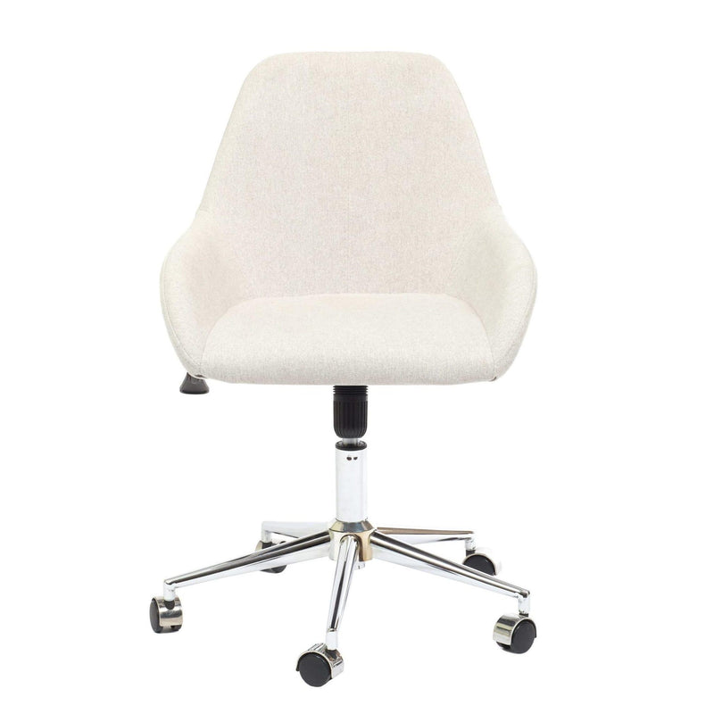 Furnishings' Mate DC-T14-DF-OC Shindig Chair In Dove Fabric On Office Chair Base IMAGE 2