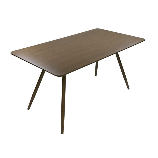 Furnishings' Mate DT-Y02-DT-WV Caribou Rectangular Dining Table With Walnut Veneer Top IMAGE 1