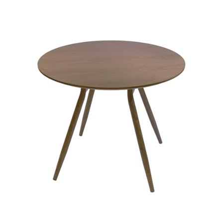 Furnishings' Mate DT-Y03-DT-WV Caribou Round Dining Table With Walnut Veneer Top IMAGE 1