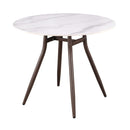  Furnishings' Mate DT-Y03-DT-STN1 W Caribou Round Dining Table With White Sintered Stone Top IMAGE 1