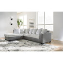 Benchcraft Clairette Court 31503S1 2 pc Sectional with Chaise IMAGE 2