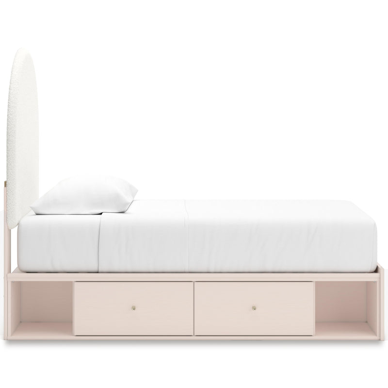 Signature Design by Ashley Wistenpine Twin Upholstered Panel Bed with Storage B1323-53/B1323-52/B1323-50/B1323-50/B100-11 IMAGE 4