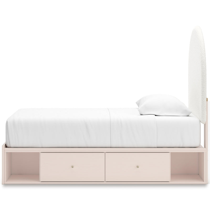 Signature Design by Ashley Wistenpine Twin Upholstered Panel Bed with Storage B1323-53/B1323-52/B1323-50/B1323-50/B100-11 IMAGE 5