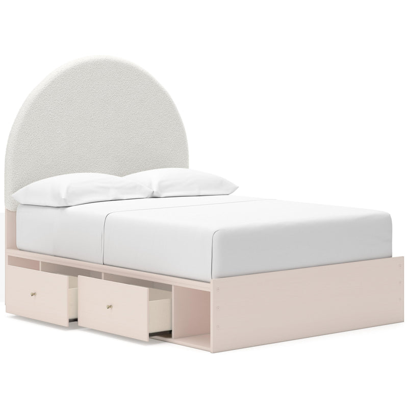 Signature Design by Ashley Wistenpine Full Upholstered Panel Bed with Storage B100-12/B1323-50/B1323-50/B1323-84/B1323-87 IMAGE 2