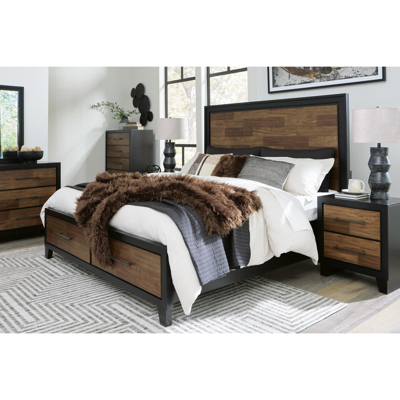 Signature Design by Ashley Kraeburn Queen Panel Bed with Storage B496-57/B496-54S/B496-197 IMAGE 7