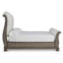 Signature Design by Ashley Ardenfield B944B5 California King Upholstered Sleigh Bed IMAGE 3