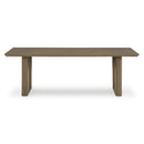 Signature Design by Ashley Serene Bay P671-625 Rectangular Dining Table with Umbrella Option IMAGE 2