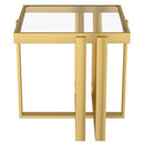 !nspire Paxton 501-167GL Accent Table - Brushed Gold IMAGE 3