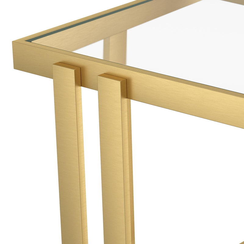 !nspire Paxton 501-167GL Accent Table - Brushed Gold IMAGE 6