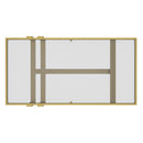 !nspire Paxton 301-167GL Rectangular Coffee Table - Brushed Gold IMAGE 7