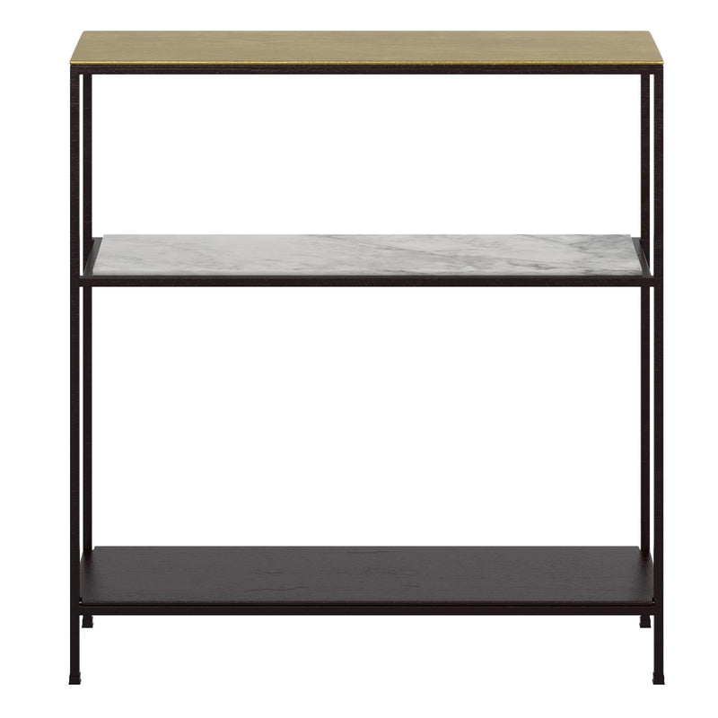 !nspire Izzy 502-179GL_BK Console Table - Antique Gold and Black IMAGE 5