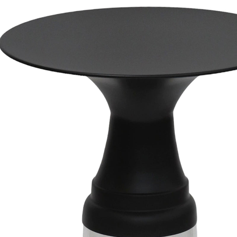 !nspire Indigo 501-308CL Accent Table - Clear and Black IMAGE 5