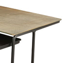 !nspire Bristol 501-855GL_BK 3 pc Accent Table Set - Antique Gold and Black IMAGE 7