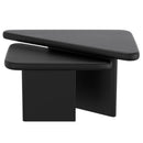 !nspire Draco 303-155BLK 2 pc Coffee Table Set - Black IMAGE 5