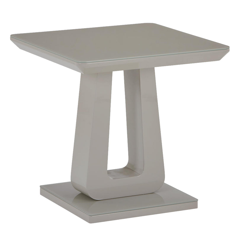 !nspire Corvus 501-159WGY Accent Table - Warm Grey IMAGE 1