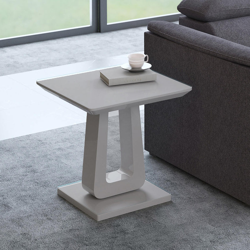 !nspire Corvus 501-159WGY Accent Table - Warm Grey IMAGE 2