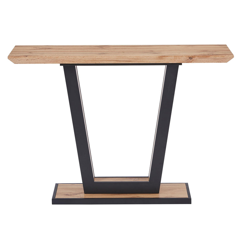 !nspire Forna 502-161NAT Console Table - Natural and Black IMAGE 5