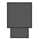 !nspire Quinn 303-524BK 2 pc Coffee Table Set - Black IMAGE 6