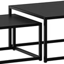 !nspire Quinn 303-524BK 2 pc Coffee Table Set - Black IMAGE 7