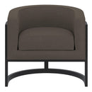 !nspire Zhuri 403-120CH Accent Chair - Charcoal Boucle and Black IMAGE 5