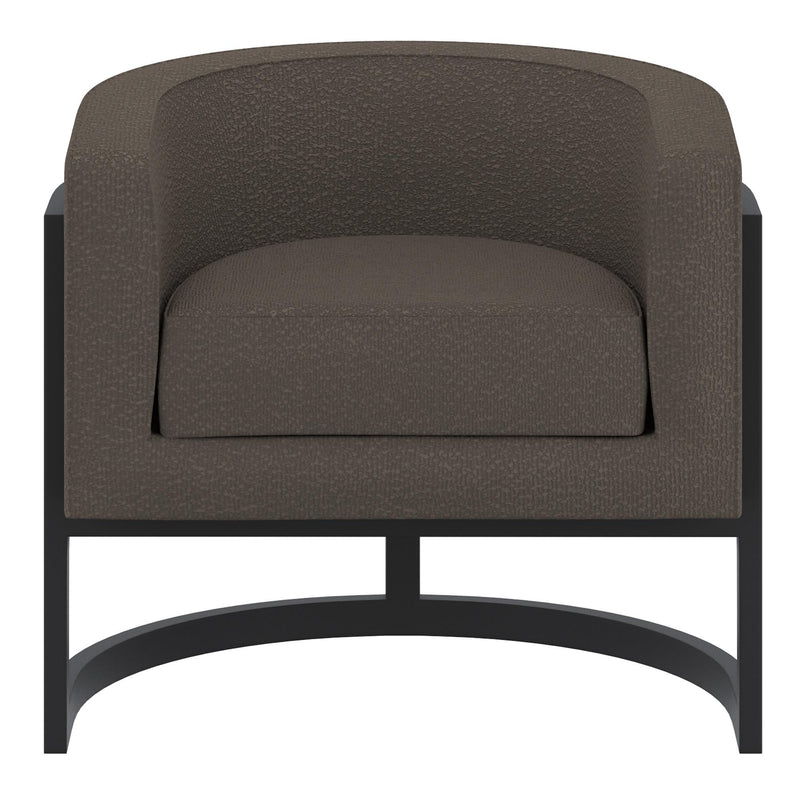 !nspire Zhuri 403-120CH Accent Chair - Charcoal Boucle and Black IMAGE 5