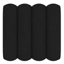 Worldwide Home Furnishings Rigel 402-133SM_BK Small Square Ottoman - Black Boucle IMAGE 6